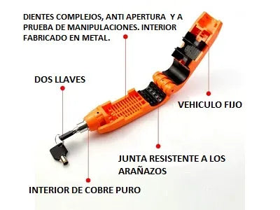 MotoLock™ - 🔐Candado Anrirrobo para manillar de motocicleta🔐