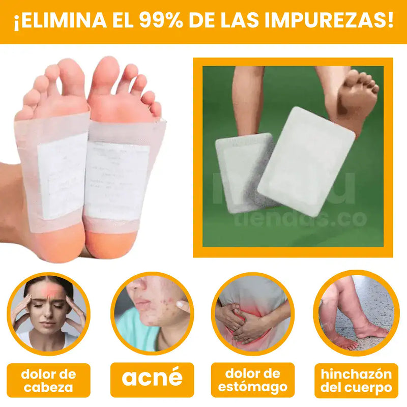 🔥¡ÚLTIMO DÍA CON 80% DE DESCUENTO!🔥Kit Parche Nochesaludable® limpia y elimina el impurezas de tu cuerpo