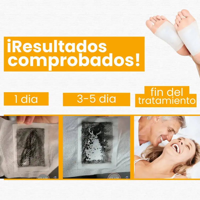 🔥¡ÚLTIMO DÍA CON 80% DE DESCUENTO!🔥Kit Parche Nochesaludable® limpia y elimina el impurezas de tu cuerpo