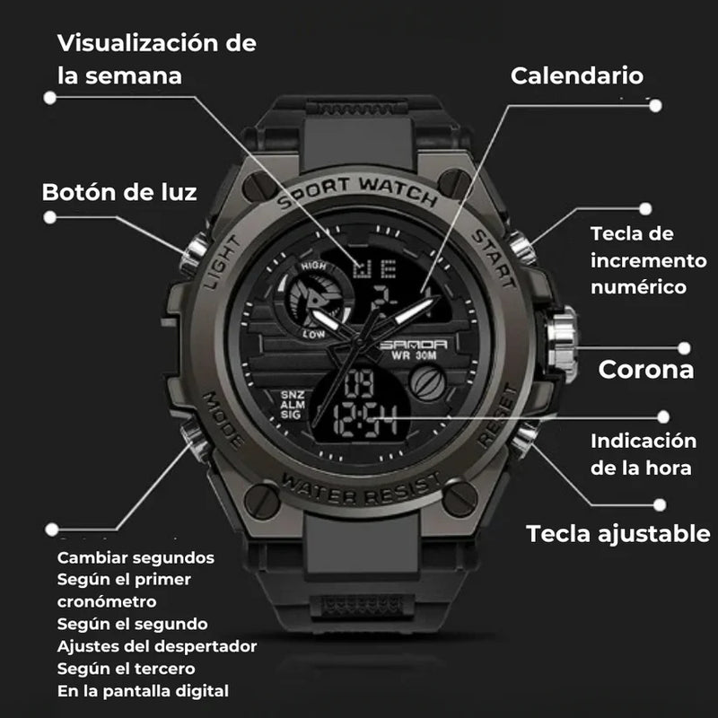 R-Shock™ Reloj Indestructible - Ultra Resistente y Estiloso + Regalos Especiales [Últimas Unidades]